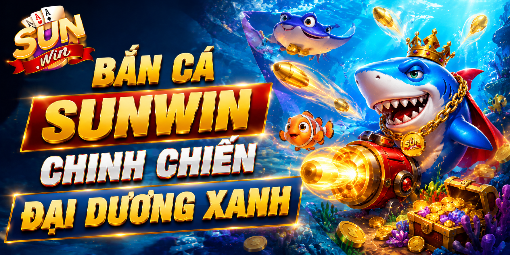 Bắn Cá Sunwin Chinh Chiến Đại Dương Xanh