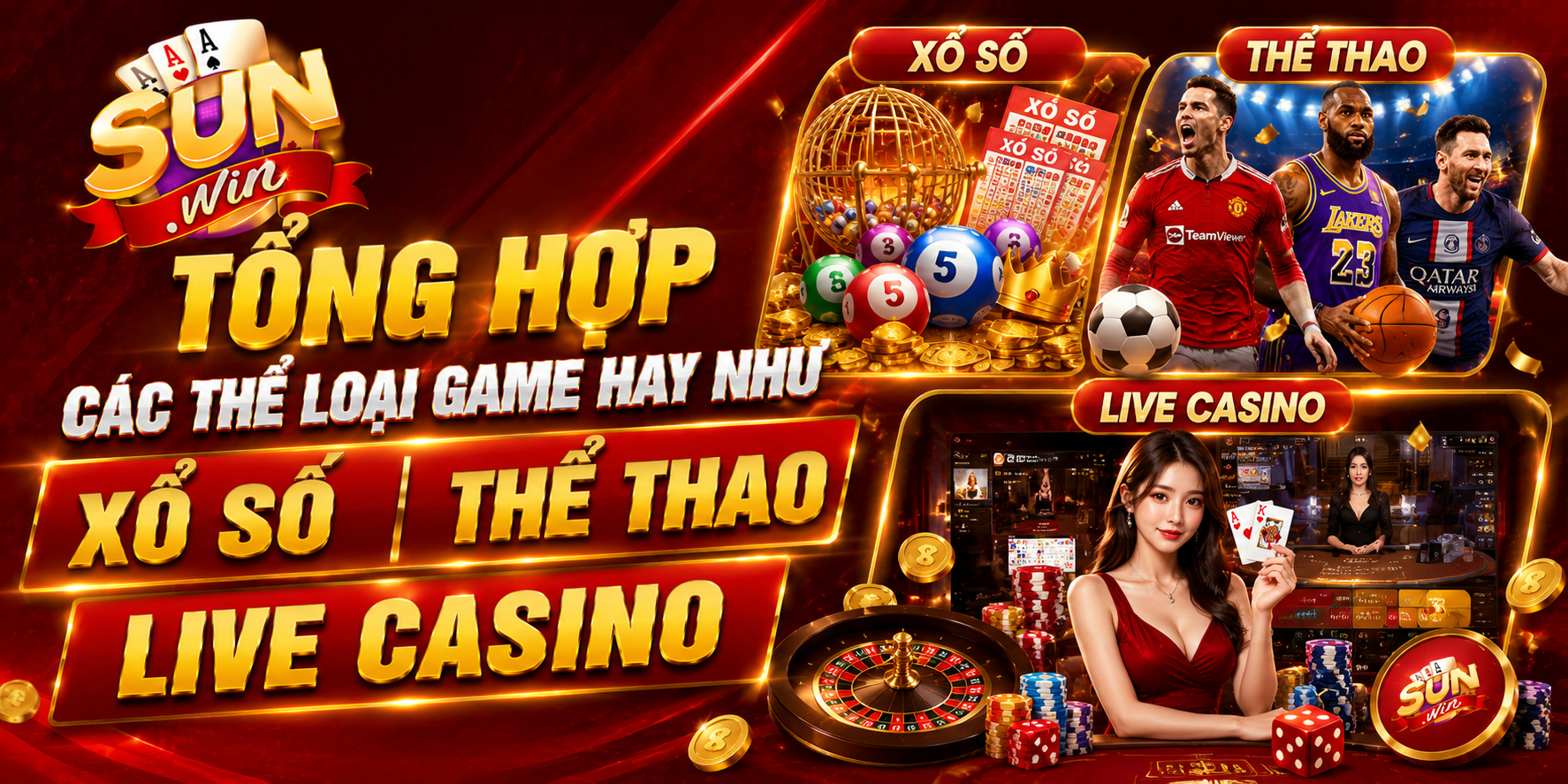 Tổng Hợp Các Thể Loại Game Hay Như Xổ Số, Thể Thao, Live Casino